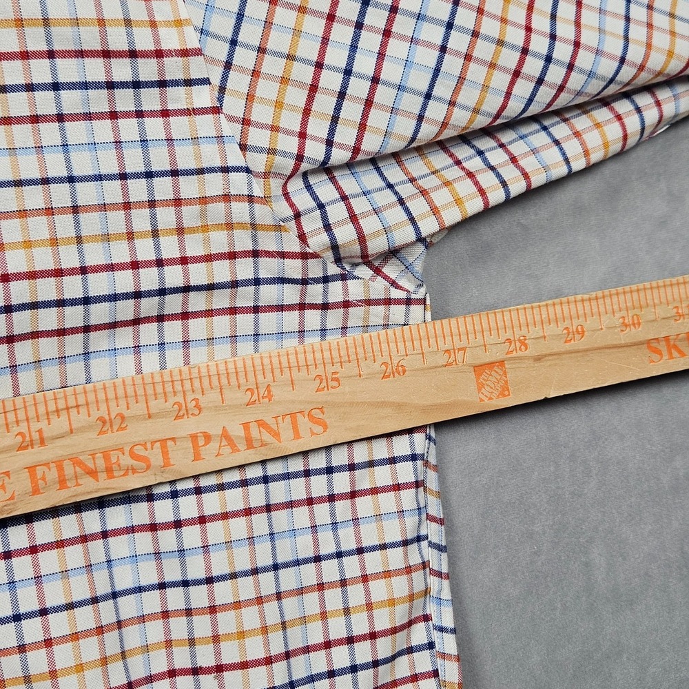 Brooks Brothers‎ Shirt Mens XL Multicolor Check Supima Cotton Button Up Logo - Picture 6 of 10